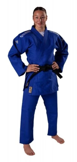 DANRHO Judo Wettkampfanzug Kano Blau
