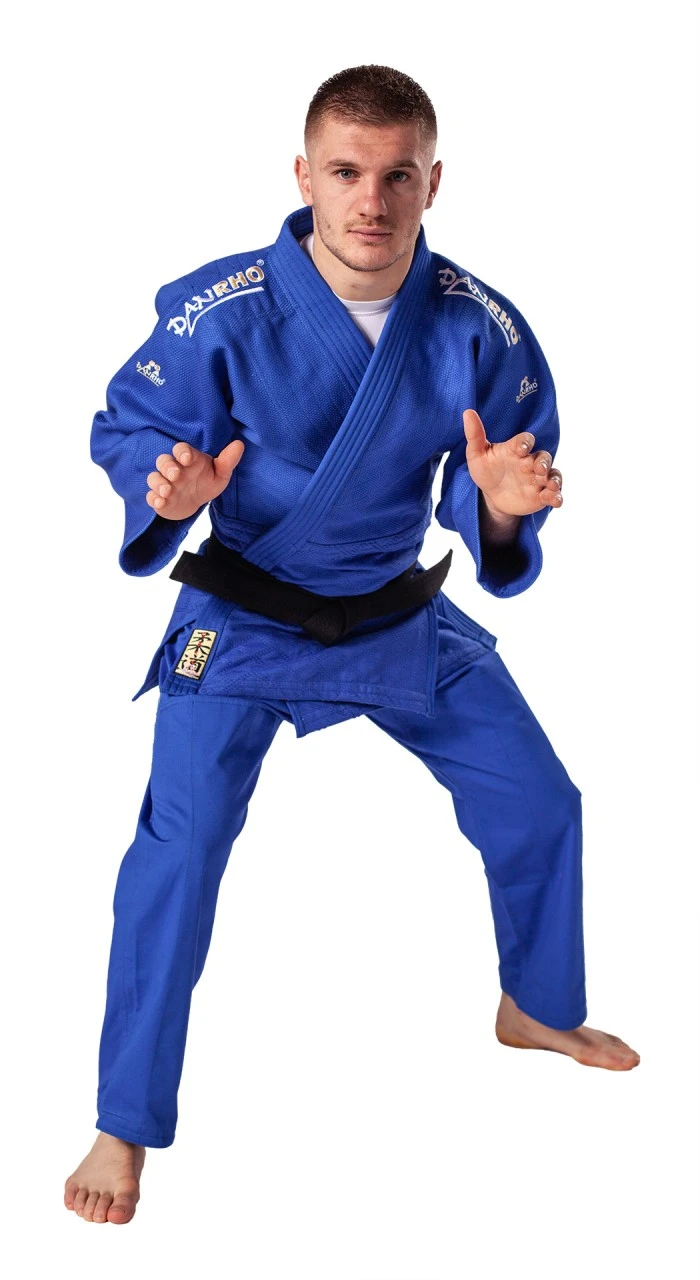 DANRHO Judo Wettkampfanzug Kano Blau 4 DANRHO Judo Wettkampfanzug Kano Blau – Bild 4