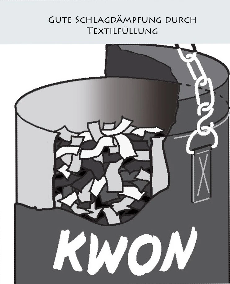 Sandsack Blau 120 Cm Gefüllt 2 Sandsack Blau 120 Cm Gefüllt – Bild 2