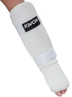 Schienbein- / Spannschützer Stoff Premium -Kampfsport Verkauf kwon schienbein spannschuetzer stoff premium weiss 4057000 2 1280x1280