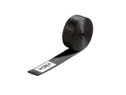 Schwarzer Gürtel Aus Viskose 4 Cm