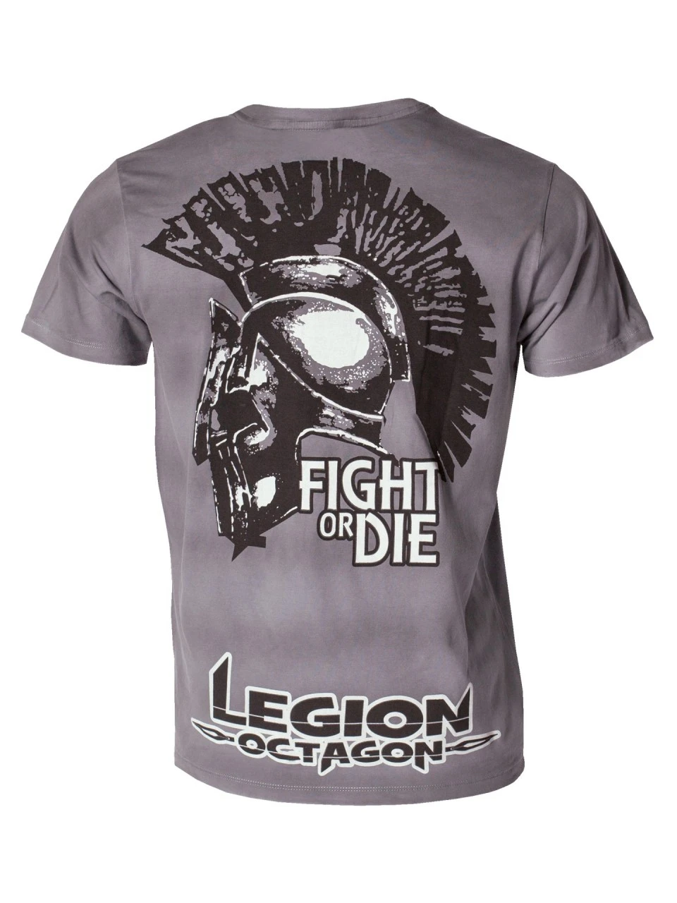 LEGION OCTAGON T-Shirt Fight Or Die, Grau 3 LEGION OCTAGON T-Shirt Fight Or Die, Grau – Bild 3